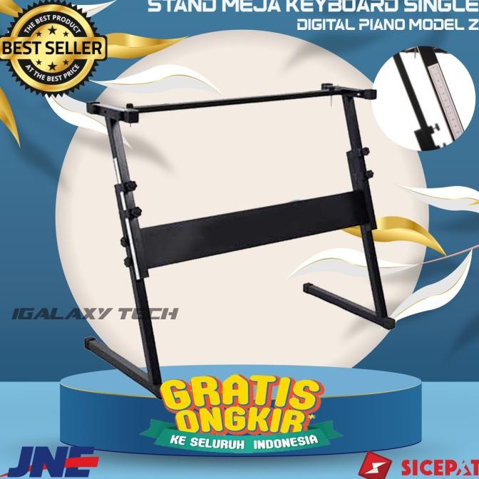 Jual Stand Meja Keyboard Single Digital Piano Model Z Style Kaki