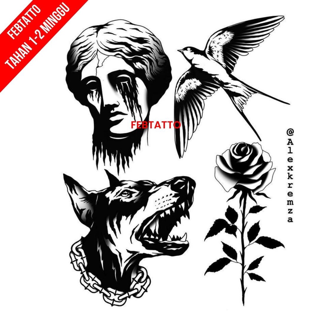 jual-tato-temporer-bunga-anjing-burung-tato-kecil-stiker-tatto-patung