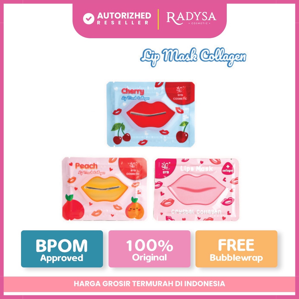 Jual 𝐑𝐀𝐃𝐘𝐒𝐀 SYB Collagen Crystal Eye Mask and Lips Mask Collagen