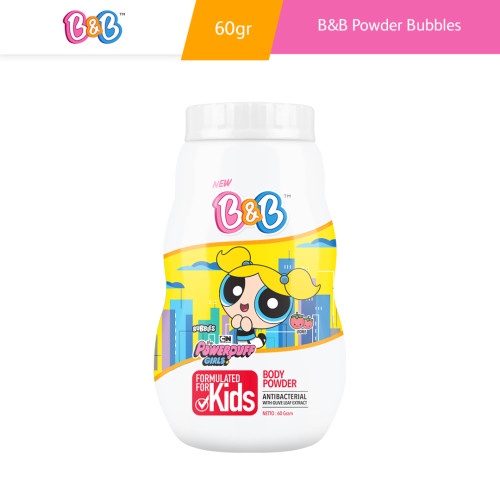 Jual B&B KIDS BODY POWDER KIWI LYCHEE 60 GR | Shopee Indonesia