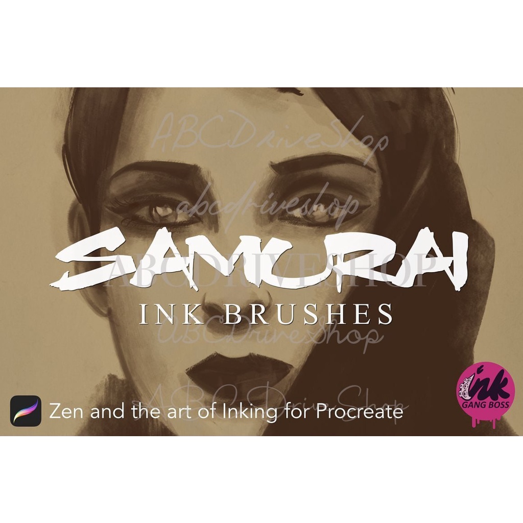 Jual Procreate Brush - Procreate Samurai Ink Brushes | Shopee Indonesia