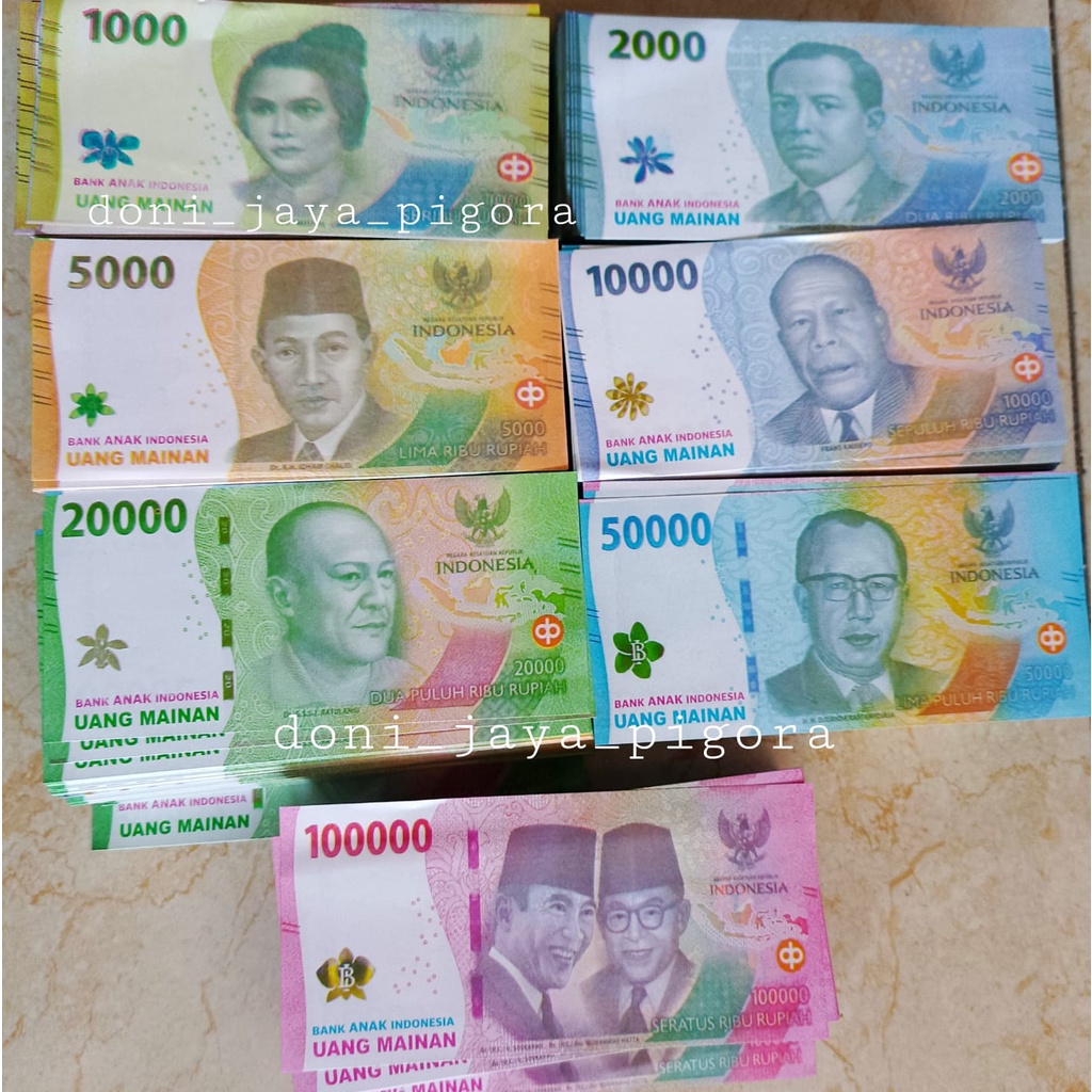 Jual Uang Mainan Edisi Baru | Shopee Indonesia