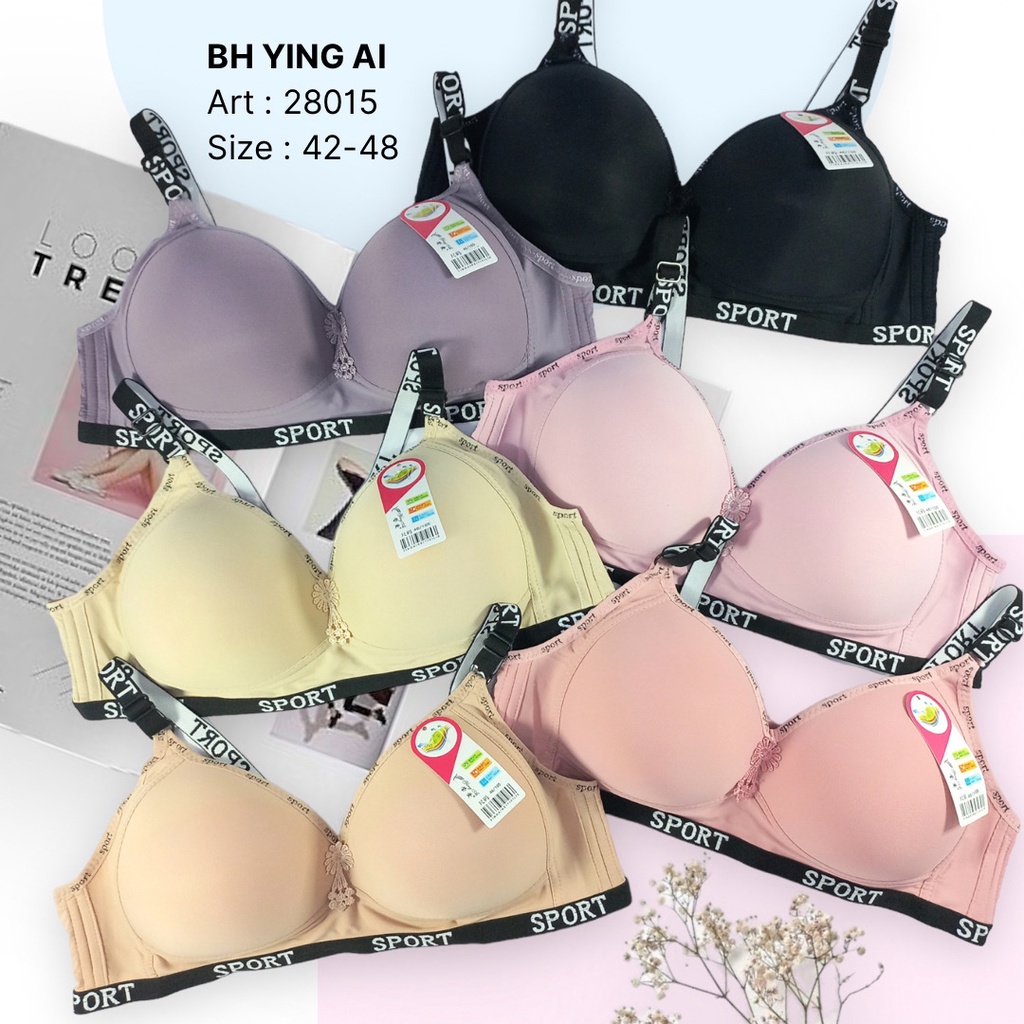 BH BRA Piaoli Cup Besar, BH Wanita Kait 3, Lembut, jumbo