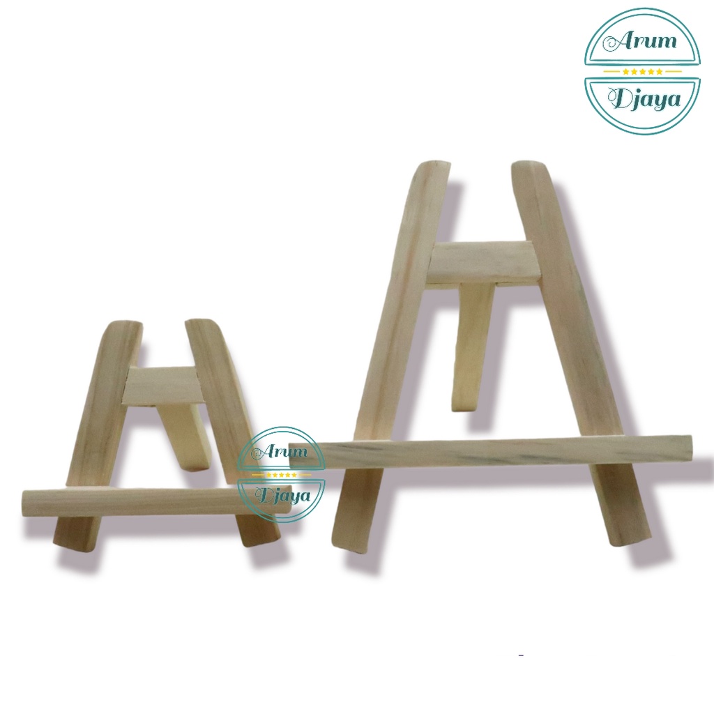 Jual Stand Kayu Stand Easel Lukis Berbagai Ukuran Keci Sedang Besar