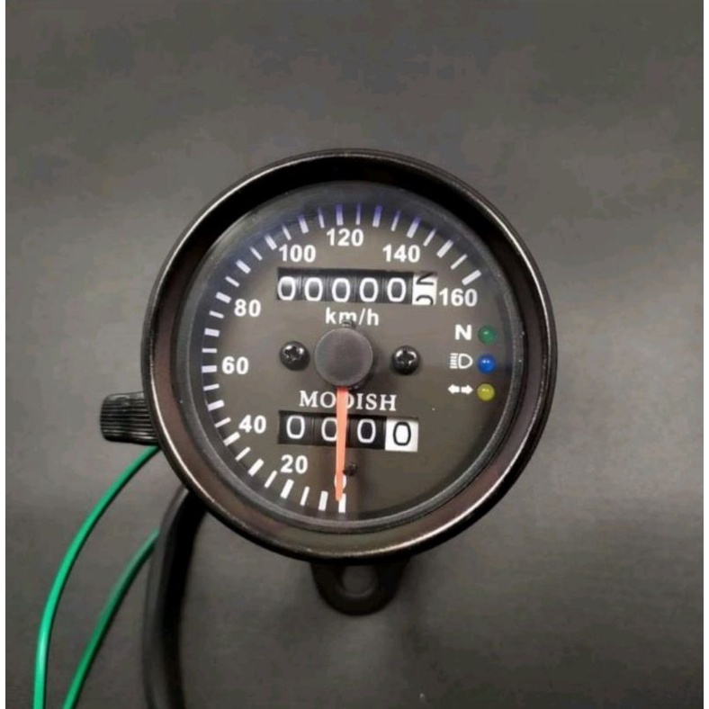 Jual speedometer kilometer led motor universal bulat | Shopee Indonesia