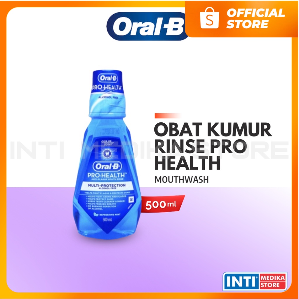 Jual ORAL B - Obat Kumur Bilas Mulut RINSE PRO HEALTH 500ml | Mouthwash ...