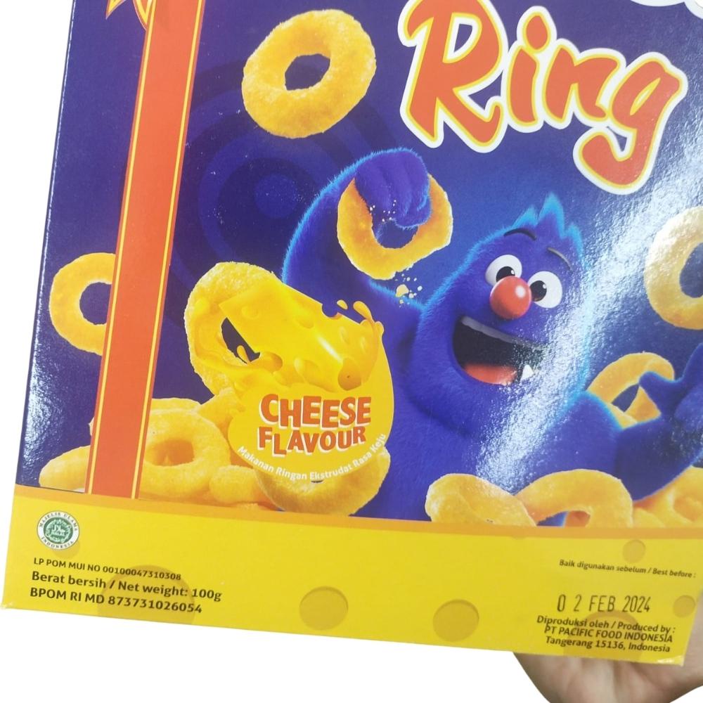 Jual Smax Ring Cheese Flavor 100gr Kemasan Kardus Kotak Snack Makanan ...