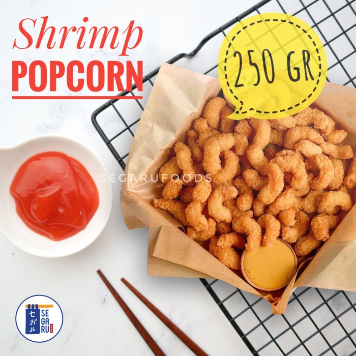 Jual Shrimp Popcorn Udang Lapis Tepung Bento Halal 250 Gram Shopee