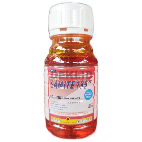 Jual Akarisida Samite 135 EC 250 ML Insektisida Kontak Pembasmi Hama ...