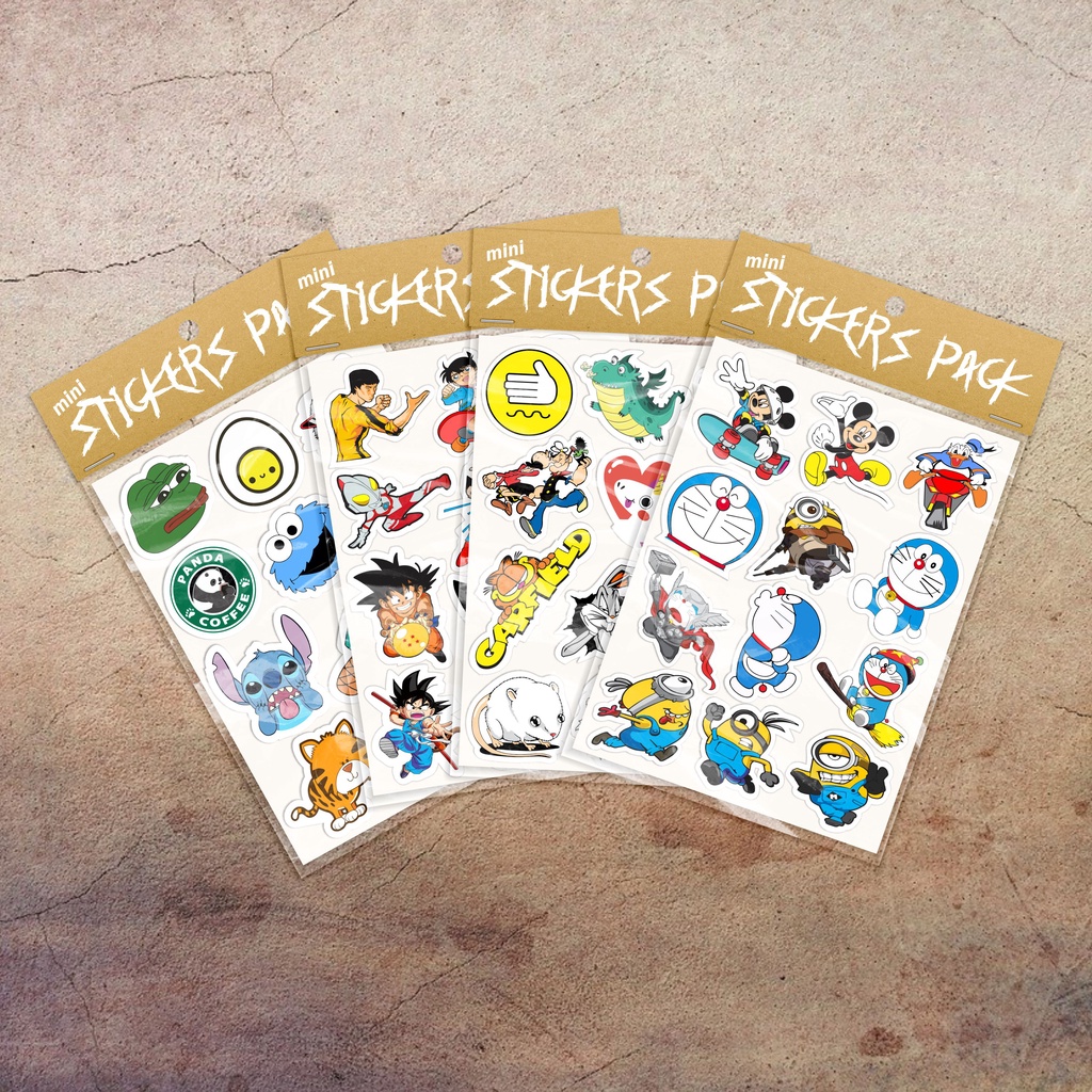 Jual Mini Sticker Pack Volume 7 | Stiker Set Vinyl Waterproof | Stiker ...
