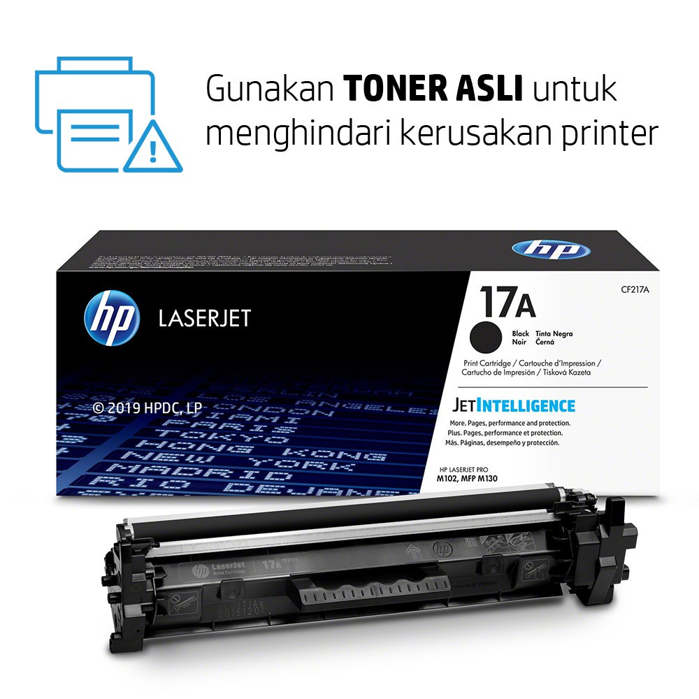 HP Toner Printer Original 17A Hitam / Black - Catridge asli / ori / Gratis Ongkir (4)