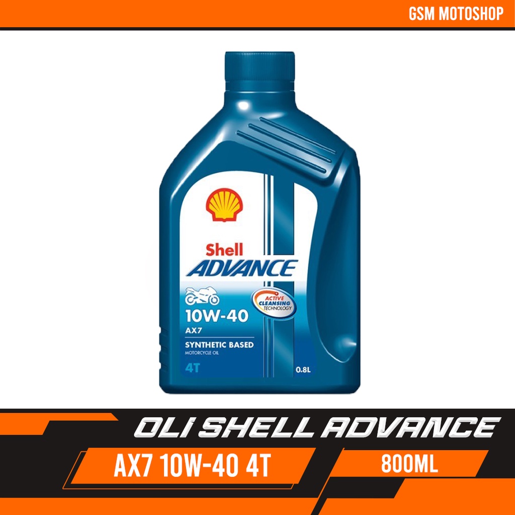 Jual Oli Shell Advance Ax W T Liter Oli Mesin Motor Matic