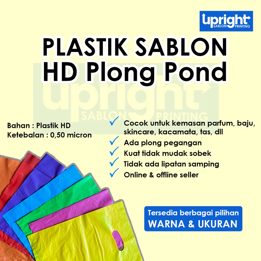 Jual Plastik Hd Plong Pond Kemasanbajubutiksouvenirproduk Shopee Indonesia 9545