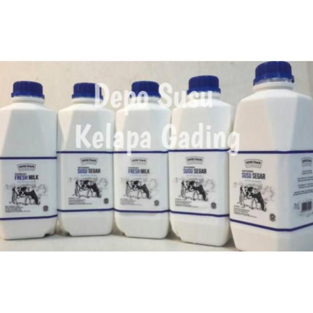 Jual Susu Hometown L L L Premium Fresh Milk Home Town Susu Sapi Murni Segar Liter