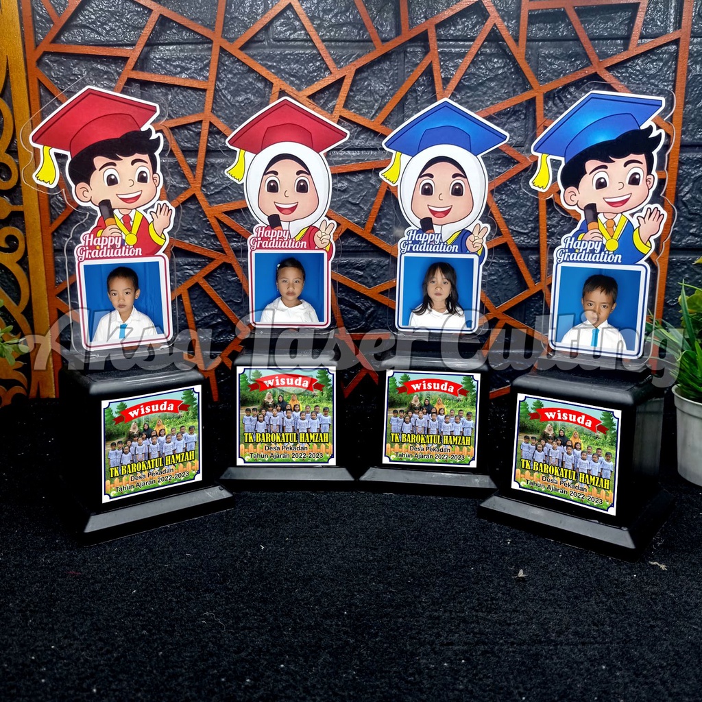 Jual SOUVENIR WISUDA SOUVENIR PLAKAT WISUDA AKRILIK TK/PAUD KENANG