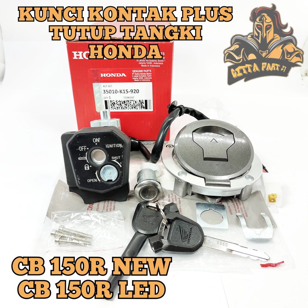 Jual Kunci Kontak Set Plus Tutup Tangki Asli Original Honda Cb R Led