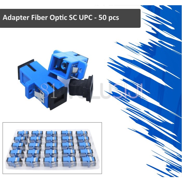 Jual Adapter Barel Penyambung Konektor Fiber Optic Sc Upc Pcs