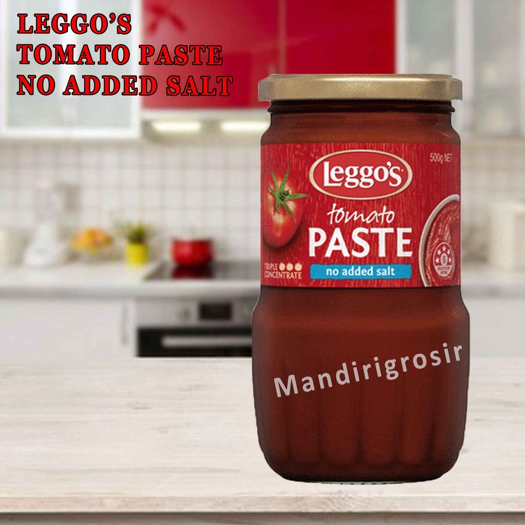 Jual LEGGOS TOMATO PASTE NO ADDED SALT 500g Shopee Indonesia