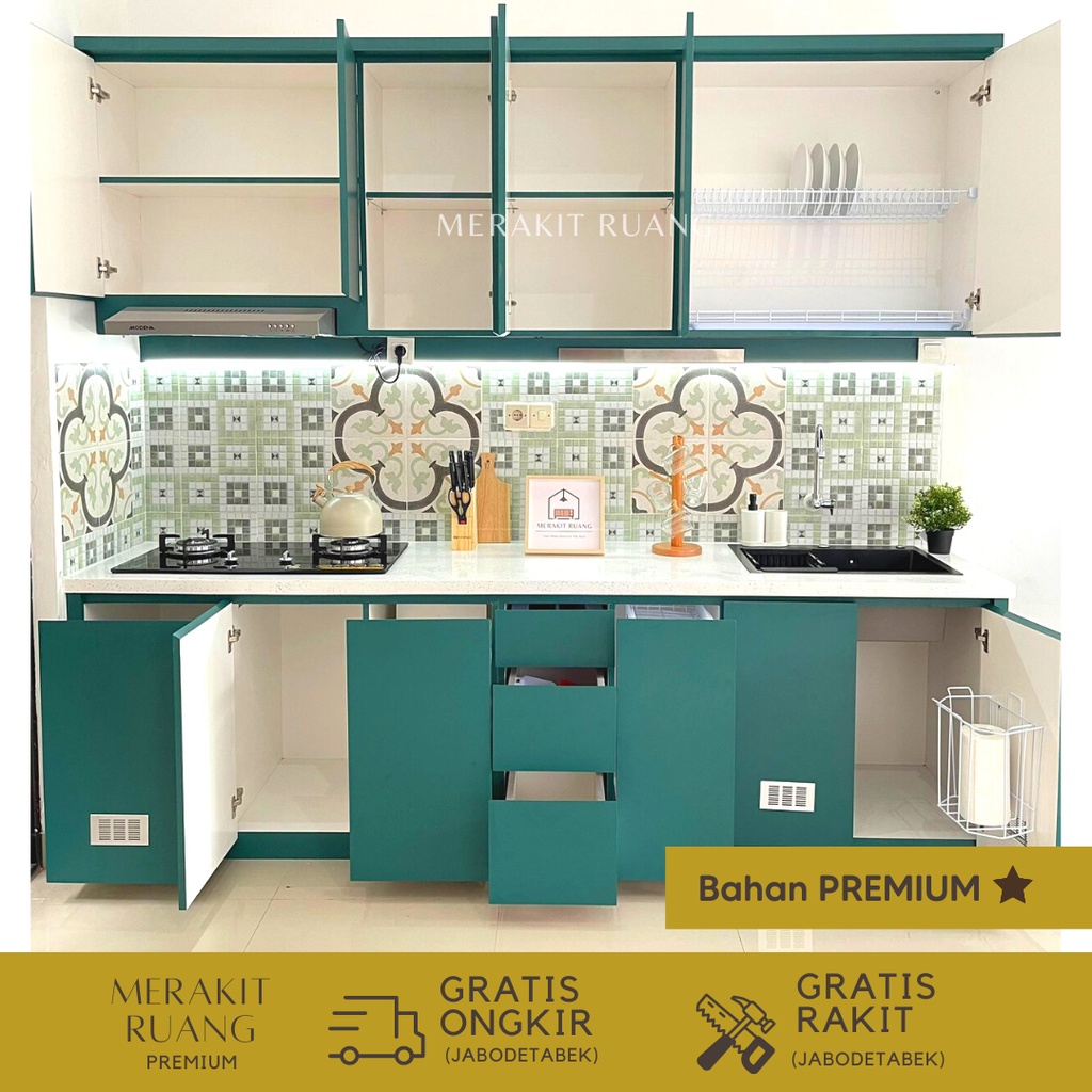 Jual Kitchen Set Premium Terjangkau (Harga Per M1) | Shopee Indonesia