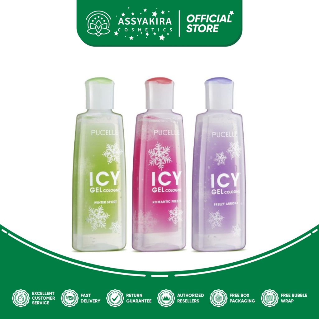Jual PUCELLE Icy Gel Cologne 100 ML | Shopee Indonesia