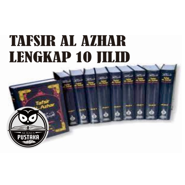 Jual Buku Paket 1 10 Jilid Tafsir Al Azhar Cover Hitam Prof Dr Hamka