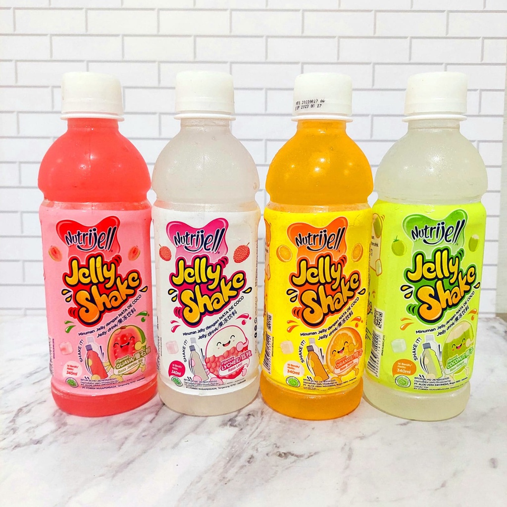 Jual NUTRIJELL JELLY SHAKE DRINK 340ML Shopee Indonesia