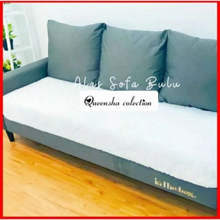 Alas Sarung Sofa Tamu Bulu Rasfur Ukuran 170X100cm Dan 100X85cm 3 2 Seater  Tempat Dudukan Alas Kursi Sofa Tamu Bulu Rasfur Alas Kursi Kayu Ruang Tamu