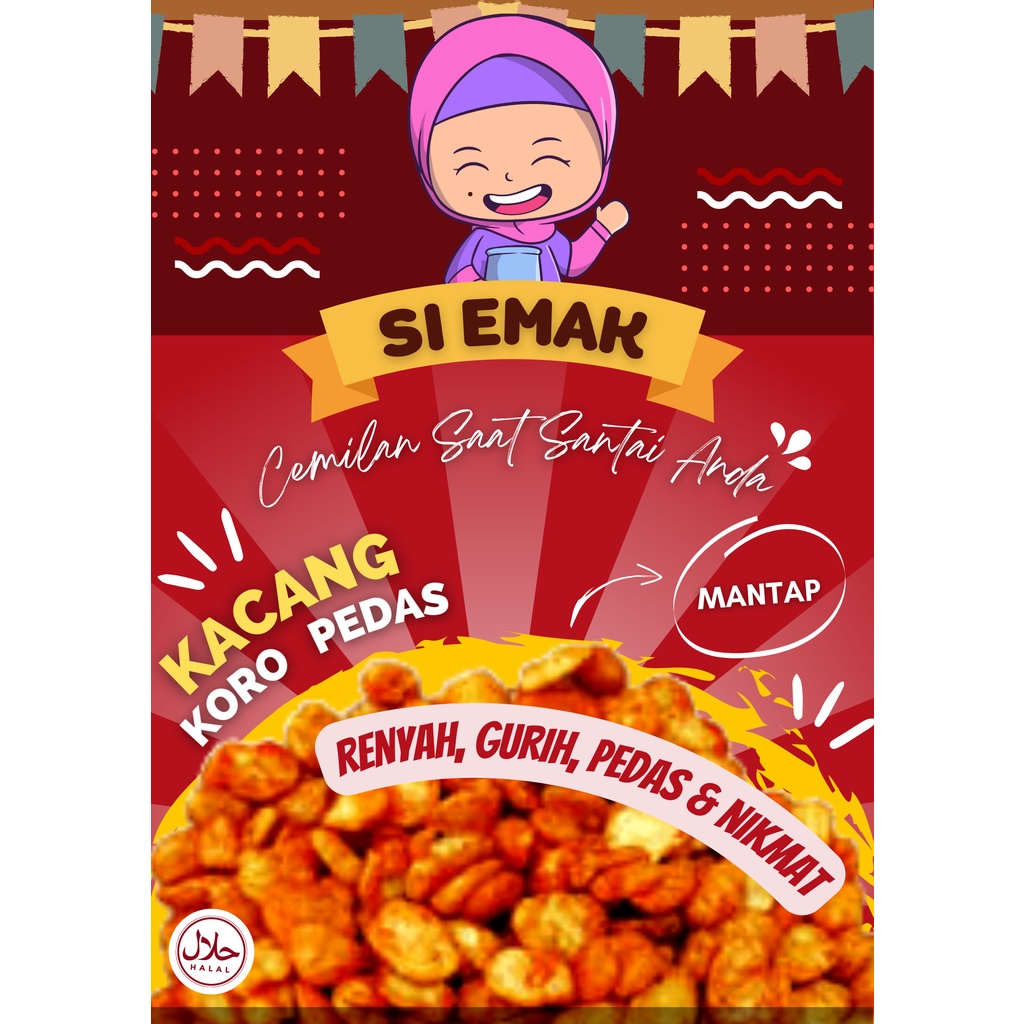 Jual Si Emak Kacang Koro Pedas Shopee Indonesia