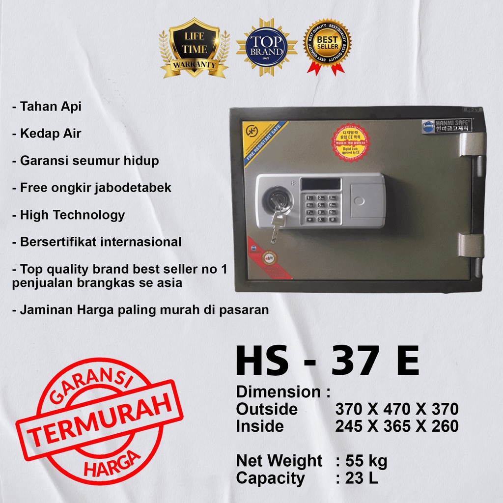 Jual Brangkas Murah Hanmi Safe Hs E Shopee Indonesia