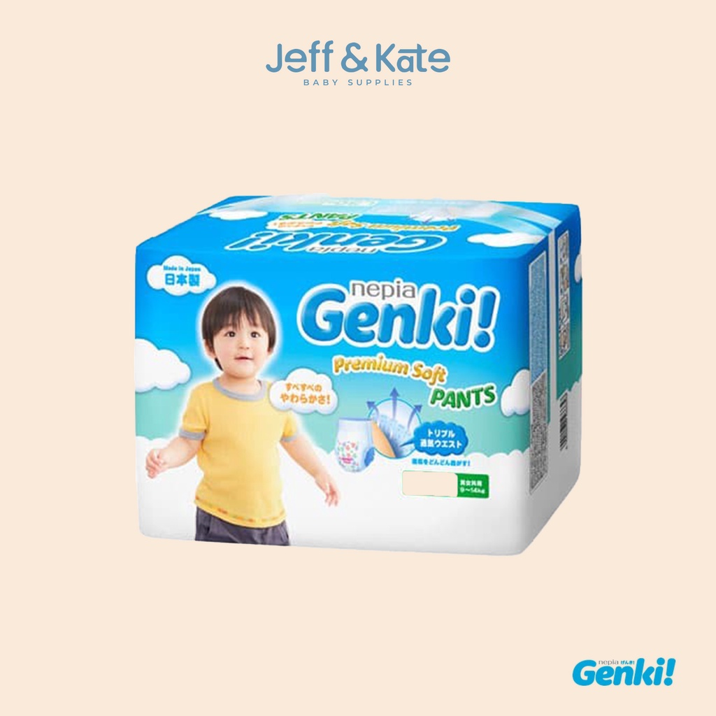 Jual Nepia Genki Premium soft Pants L 30 (pack) | Shopee Indonesia