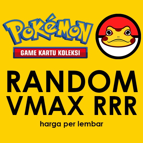 Jual Kartu Pokemon Indonesia VMAX RRR Guarantee Random Bulk TCG Card