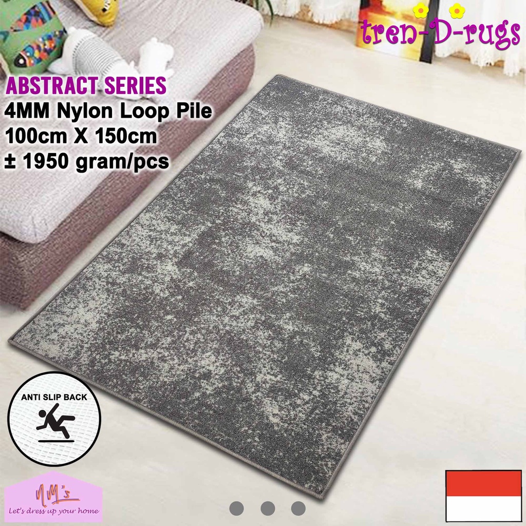 Jual Tren-D-rugs Karpet sweden motif abstrak distress brushed permadani ...