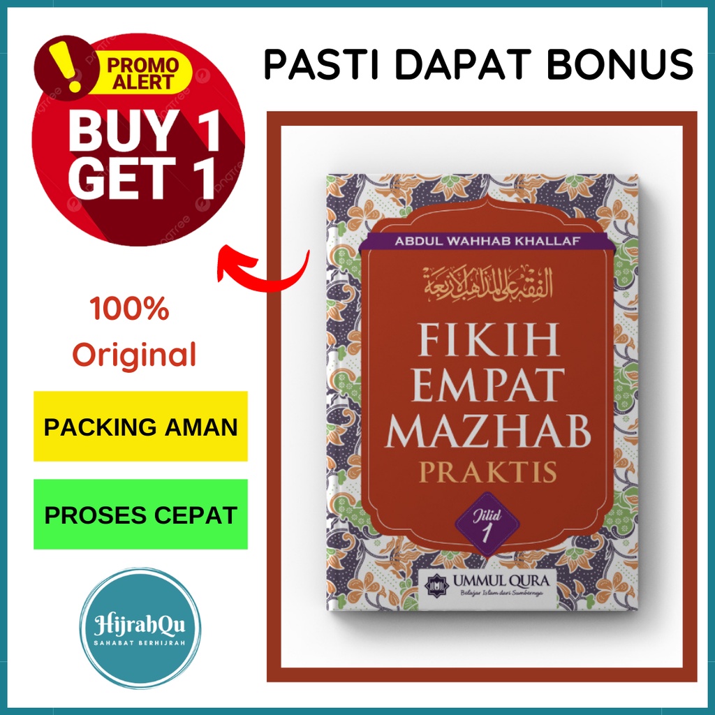 Jual Buku Fikih Empat Mazhab Praktis Jilid 1 ORI Buku Fiqih 4 Madhzb ...