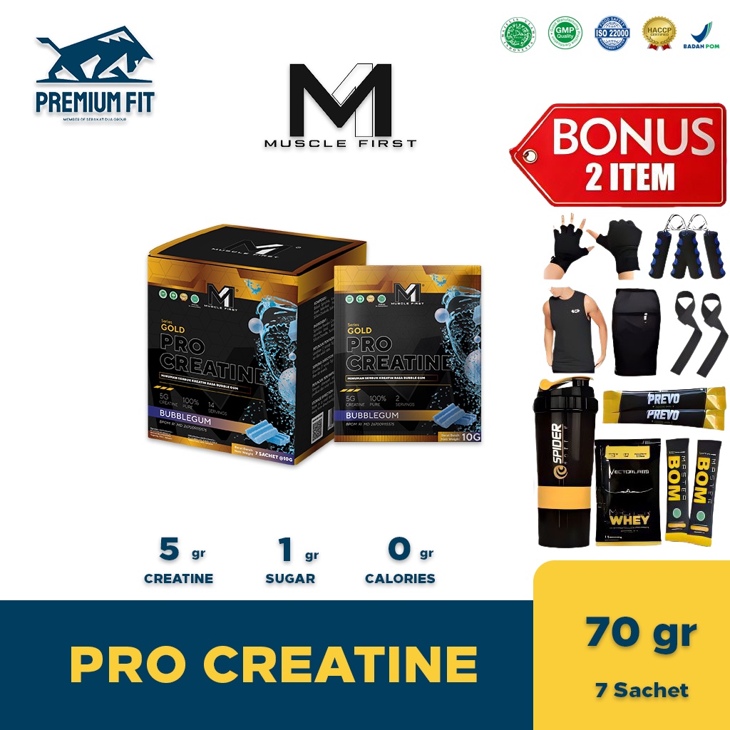 Jual Muscle First M1 Pro Creatine Monohydrate Box 7 Sachet Shopee