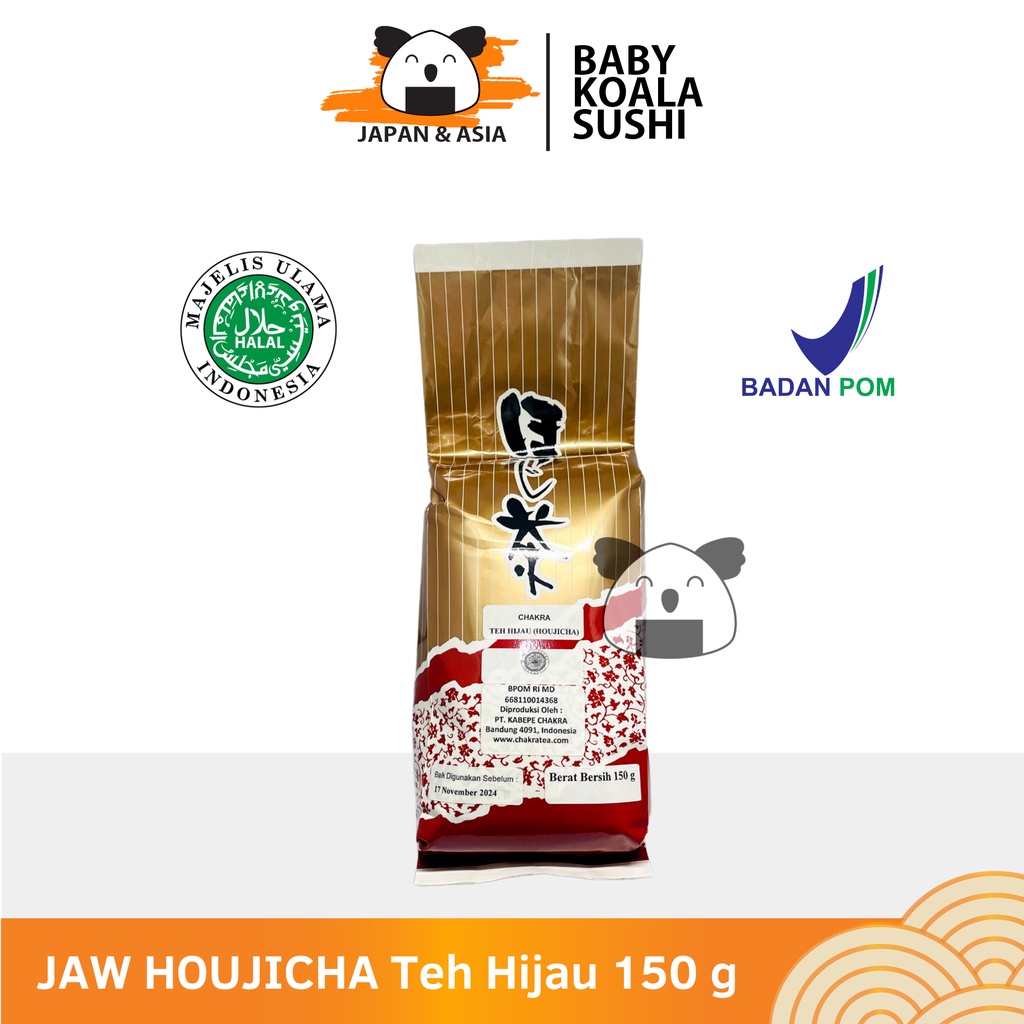 Jual JAW HOUJICHA Teh Hijau 150 g Halal | Japanese Roasted Green Tea ...
