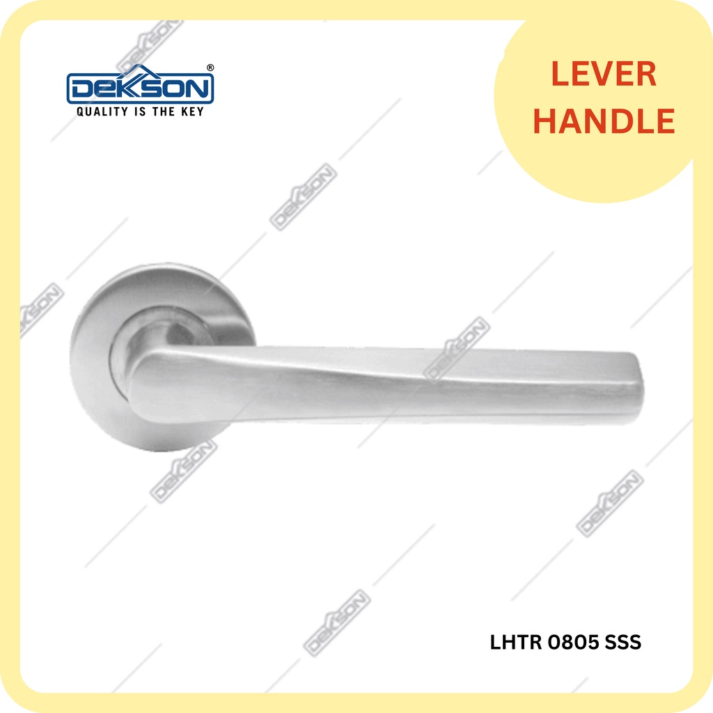 Jual Handle Pintu / Gagang Pintu Dekkson / LEVER HANDLE TUBE ROSE LHTR ...