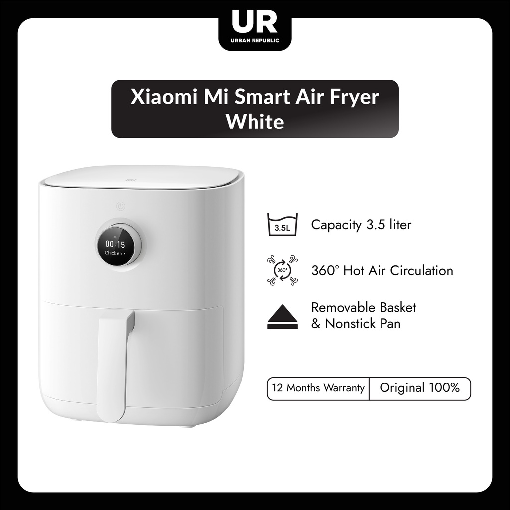 Jual Xiaomi Mi Smart Air Fryer - White | Shopee Indonesia