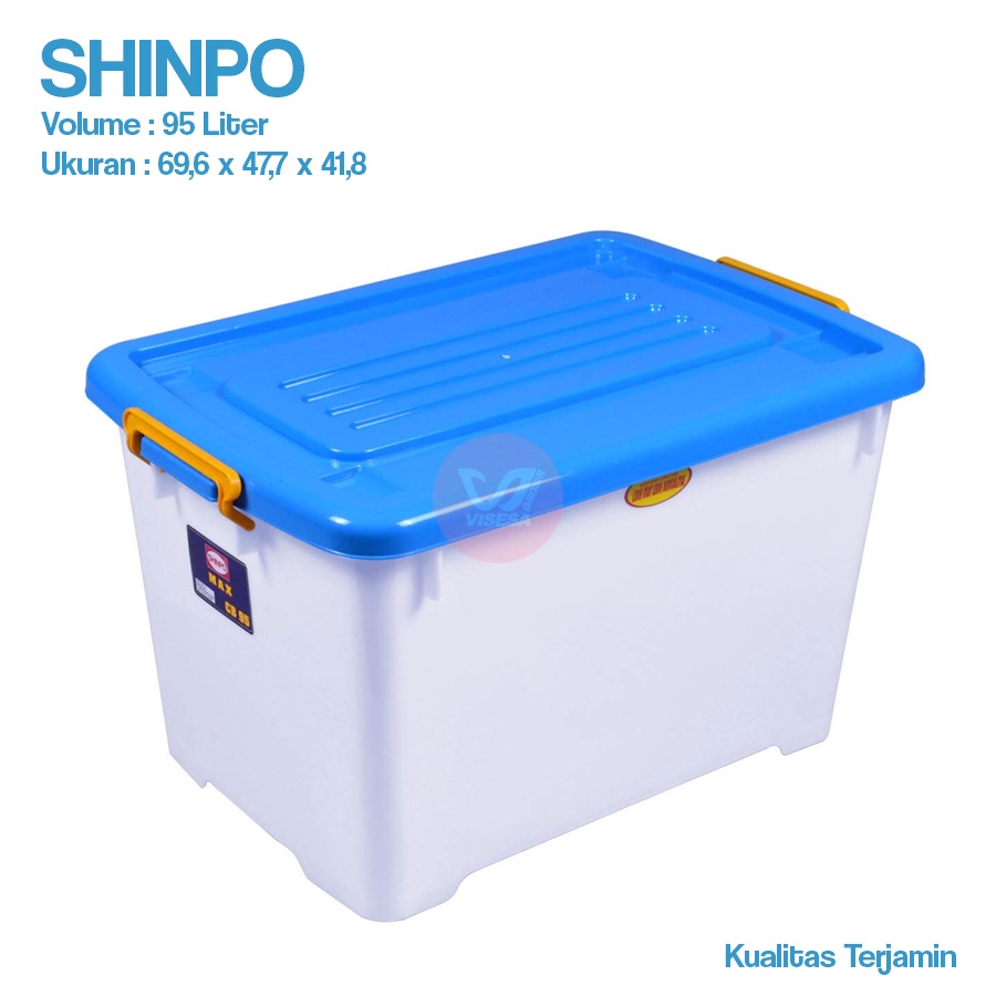 Jual Shinpo cb 95 liter box container kotak penyimpanan | Shopee Indonesia