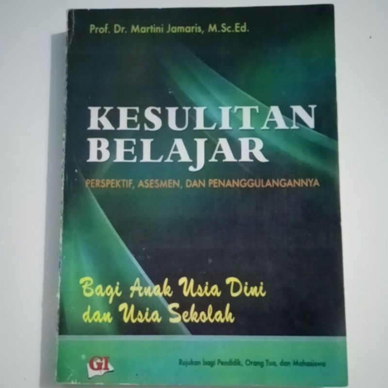 Jual Pendidikan Bagi Anak Berkesulitan Belajar (Prof.Dr.Martini Jamaris ...