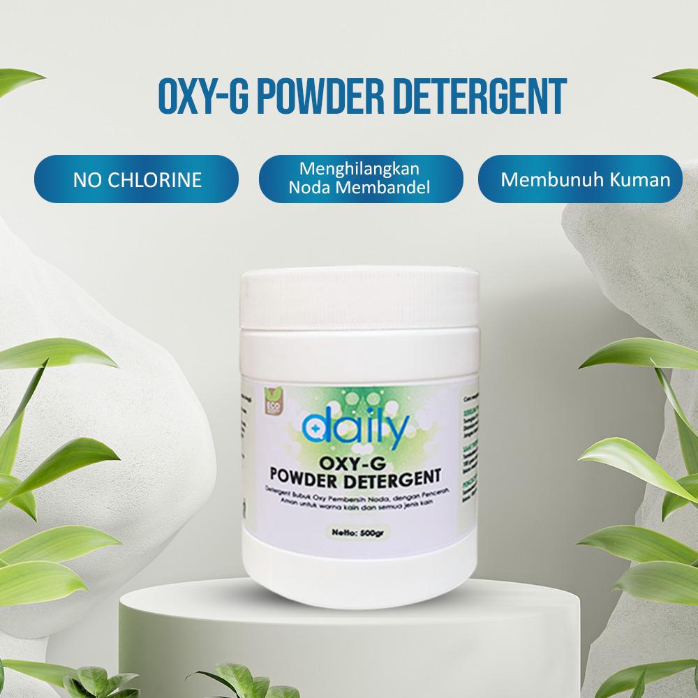 Jual Powder Detergent OXY-G / Deterjen Bubuk Laundry Pakaian Cerah dan ...
