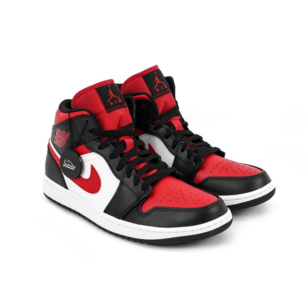 Jual Air Jordan 1 Mid Bred Toe Men 2022 Shopee Indonesia