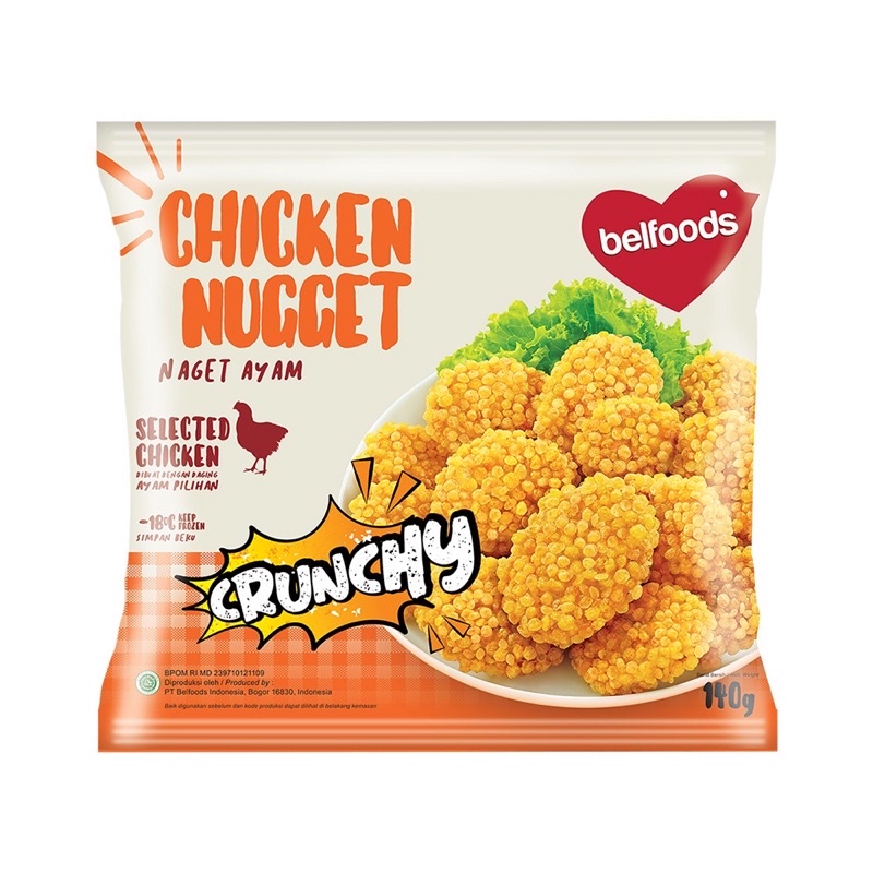 Jual Belfoods Chicken Nugget Crunchy | Shopee Indonesia