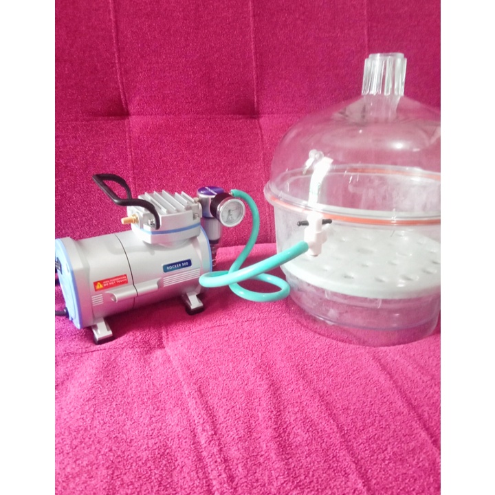 Jual Set Desiccator Vacuum Nalgene Plus Rocker 300 Vacuum Pump dan