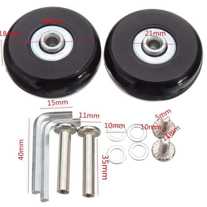 Jual Roda Koper Replacement Ukuran Diameter 50mm (1set) HRG DISKON ...
