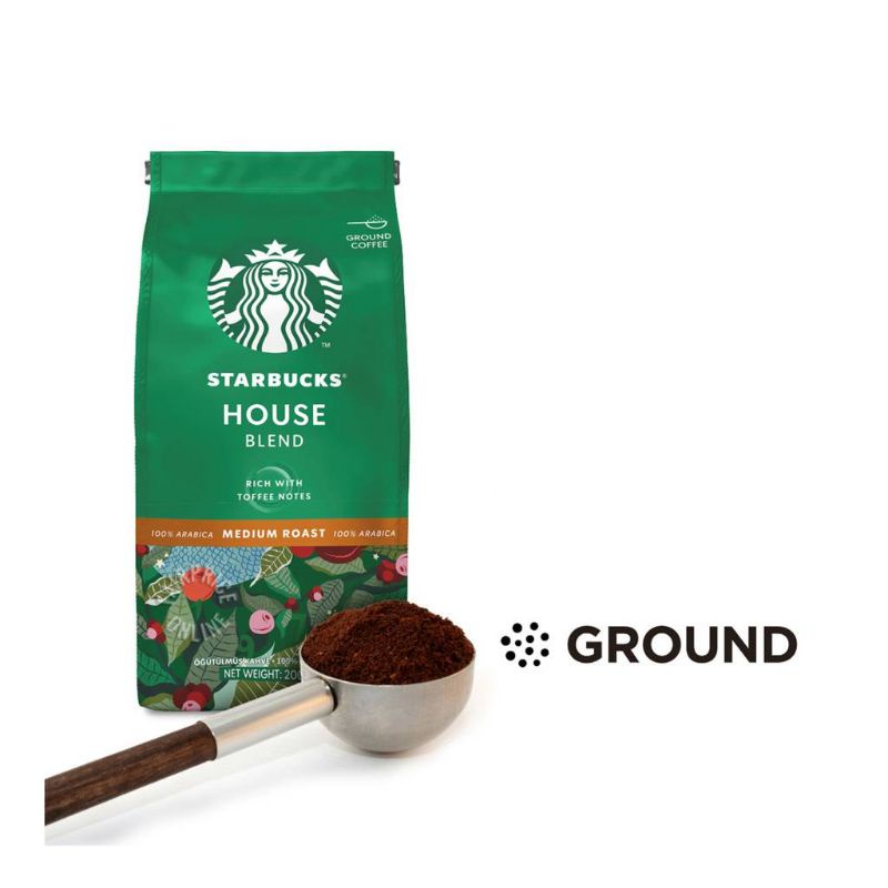 Jual Starbucks Roasted Ground Coffee - House Blend (Medium) | Shopee ...