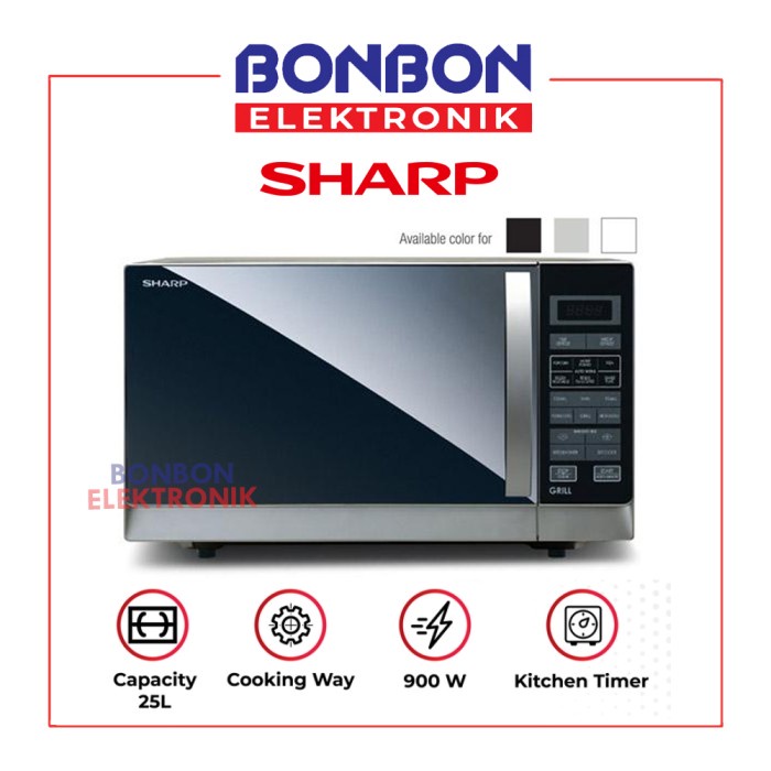 sharp microwave r 728 k in 25 l