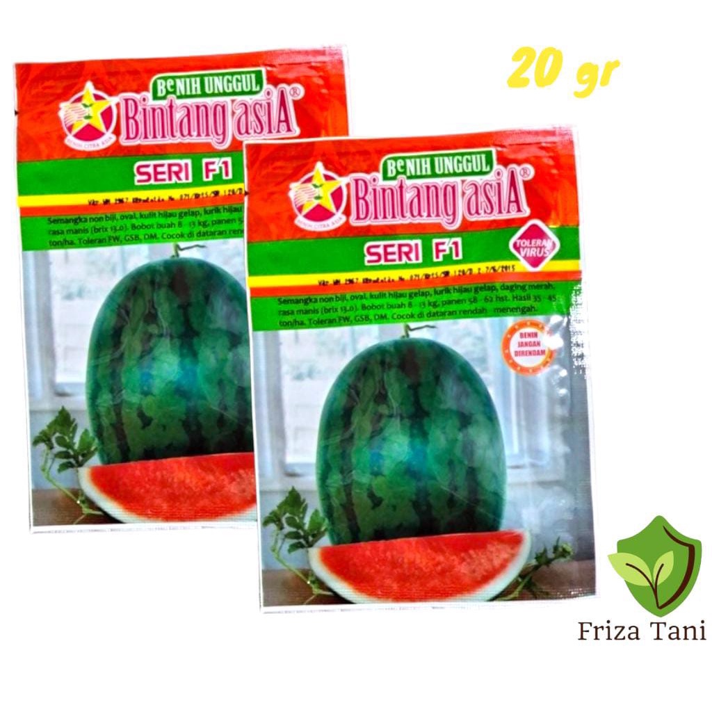 Jual Benih Bibit Semangka Seri F1 20gr Bintang Asia Pt Benih Citra