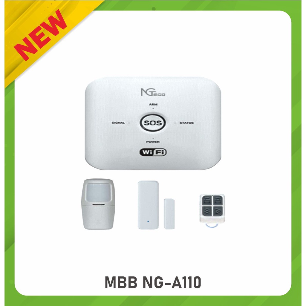 Jual Sensor Gerak & Alarm Rumah Infrared MBB NG-A110 | Sensor Pintu ...