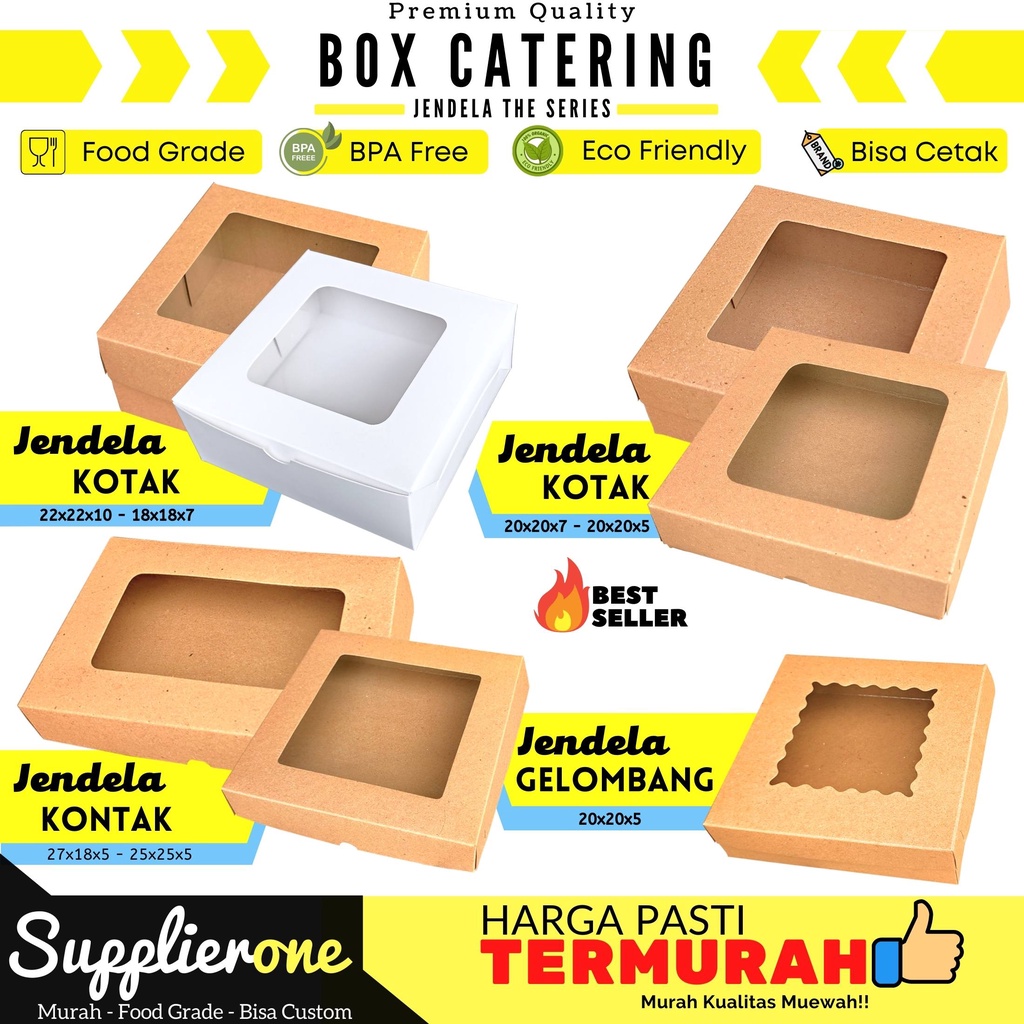 Jual Box Catering Jendela Dus Catering Box Catering Box Souvenir