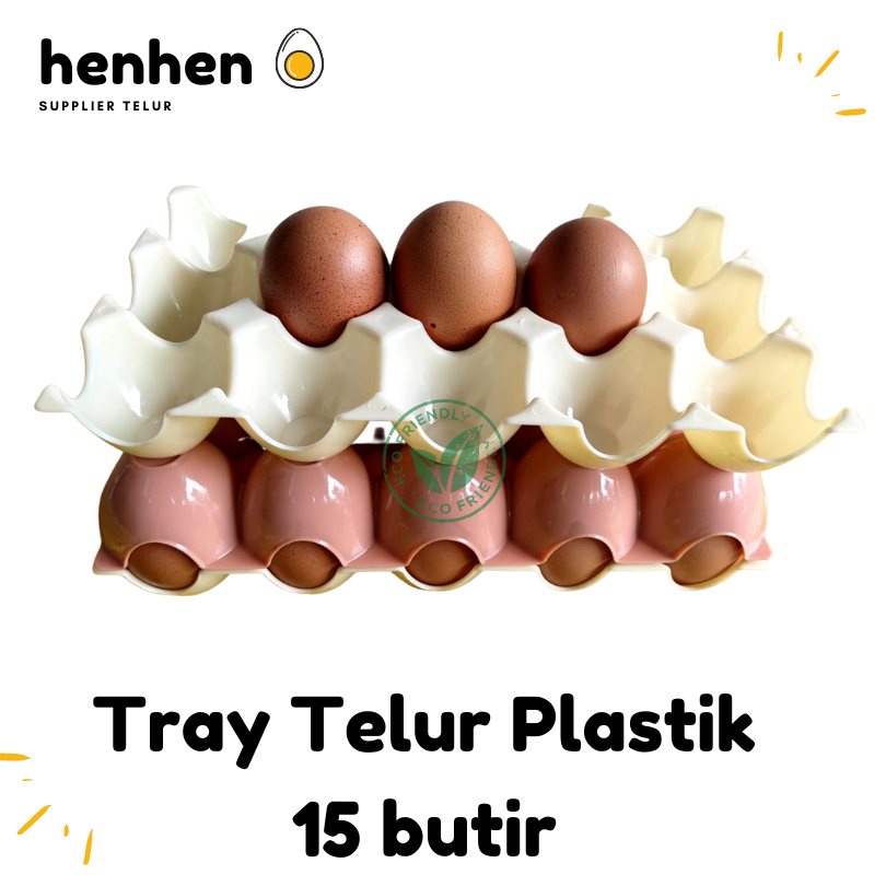 Jual TRAY TELUR RAK TELUR 15 BUTIR ECO FRIENDLY | Shopee Indonesia